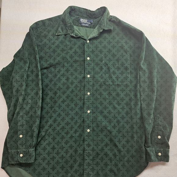 Polo Ralph Lauren Other - Polo Ralph Lauren Men's Long Sleeve Lowell Sport 100% Cotton Shirt Green XXL